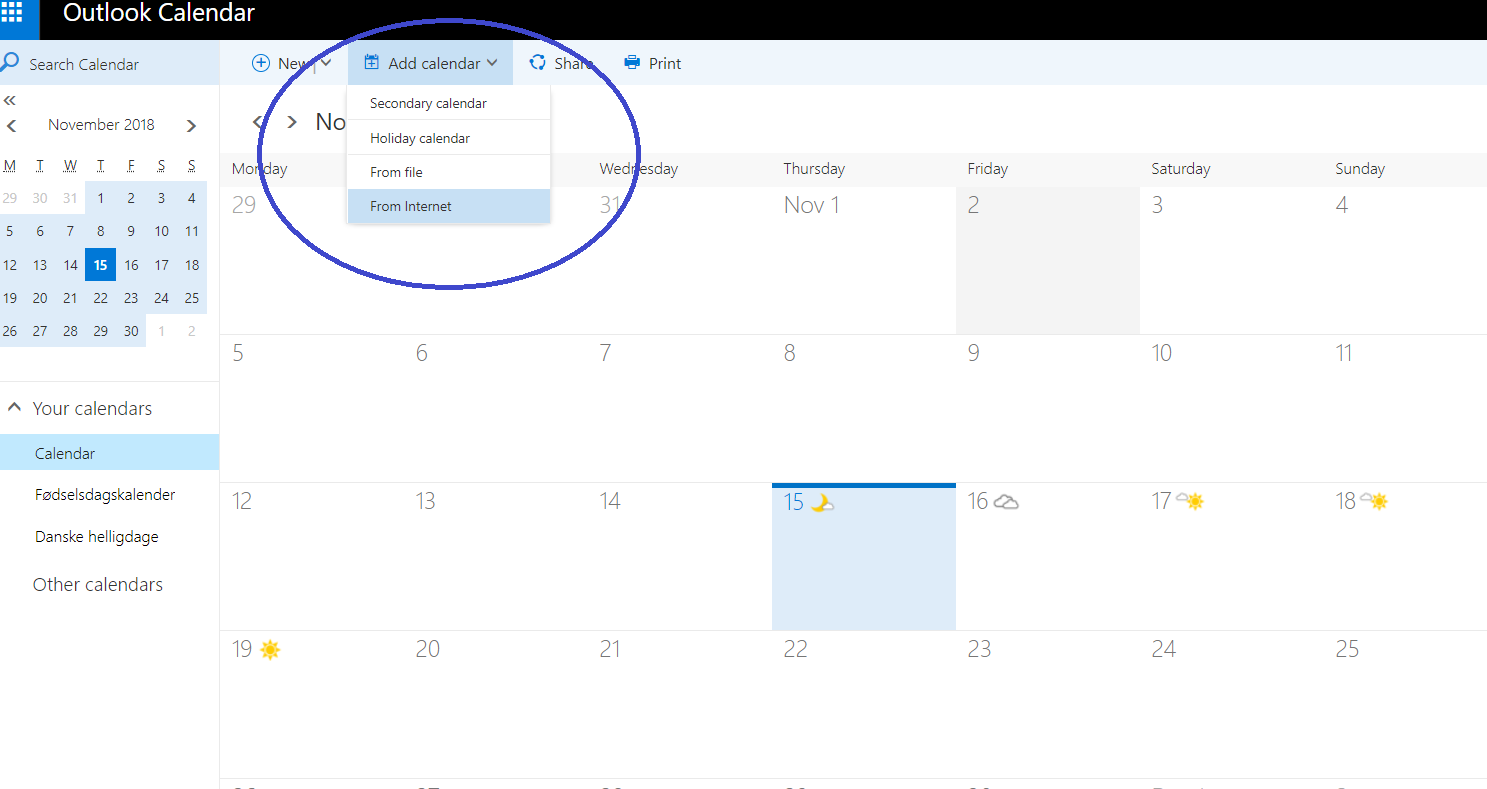 sync outlook calendar with gear s3